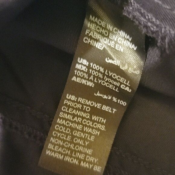 White House Black Market Black Utility Jacket Sz 10 - Picture 7 of 8